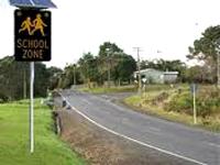 Rural school speed signage needed