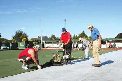 Bowling club’s turf gets a facelift