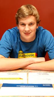 Darren on a very big stage