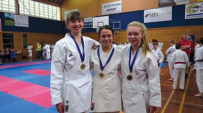 Karate medals for locals