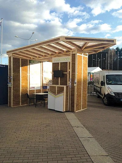 Straw bus stop project