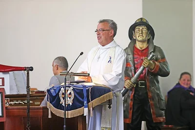 Church marks firefighters’ day