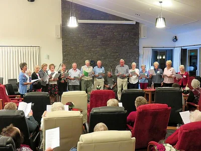 Residents keen to sing along