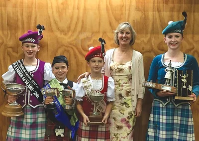 Ashburton dancers perform well at games