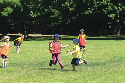 Sports fun at Rakaia School