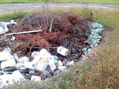 Thousands of tonnes of waste disposed of on-farm