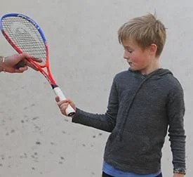 Youngsters learn core squash skills