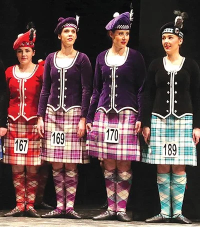 Senior highland dancers vie for rankings