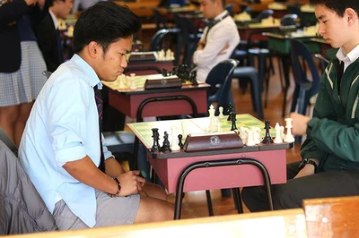 Chess champions battle it out