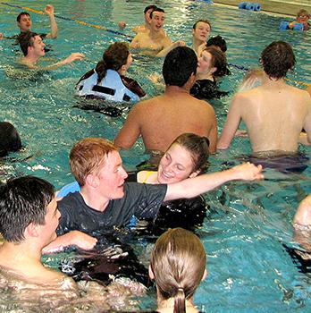 A day of student unity in the pool
