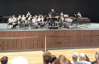 Band performs superbly for silver