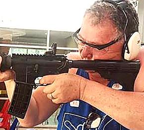Shane Jones spotted with AR-15 semi-automatic