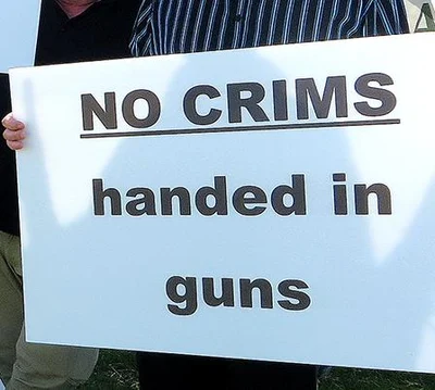 Shooters protest gun laws