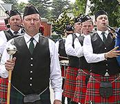 Pipe band set for annual festival