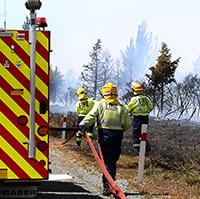 Fire ravages Dromore roadside area (+ pics)