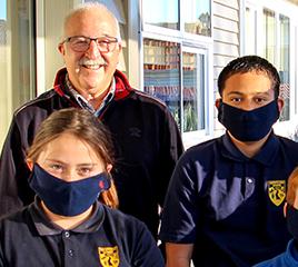 Merino masks protecting our kids