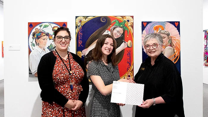 Hazel's art a hit with the public