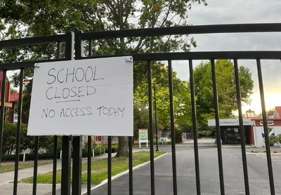 Second bomb threat closes school